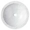 Novatto Natural Carrera Marble Stone Vessel Sink with Chrome Drain and Sealer NOSV-CWNCH - alternate 4